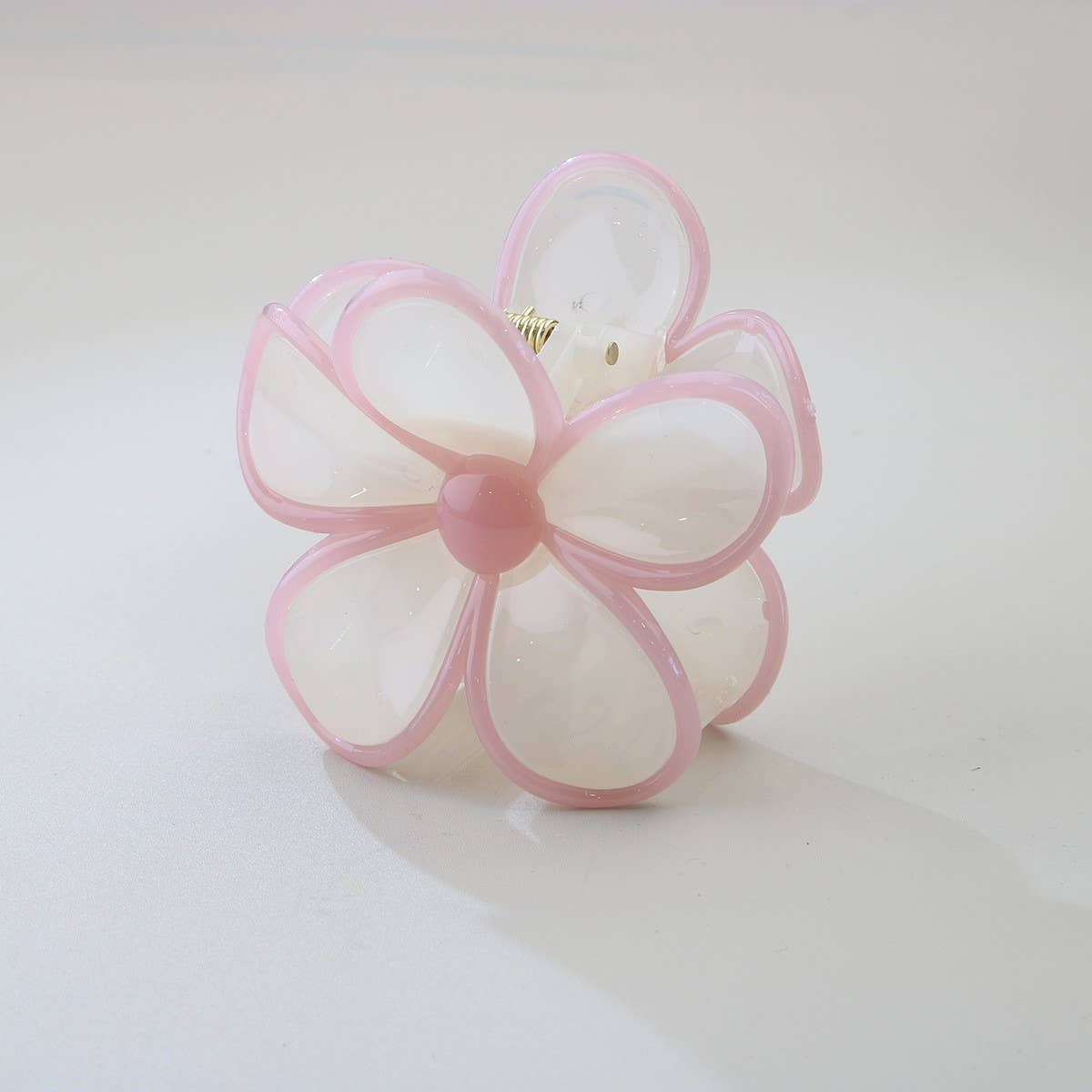 PLUMERIA FLOWER HAIR CLAW CLIP CANDY COLORS