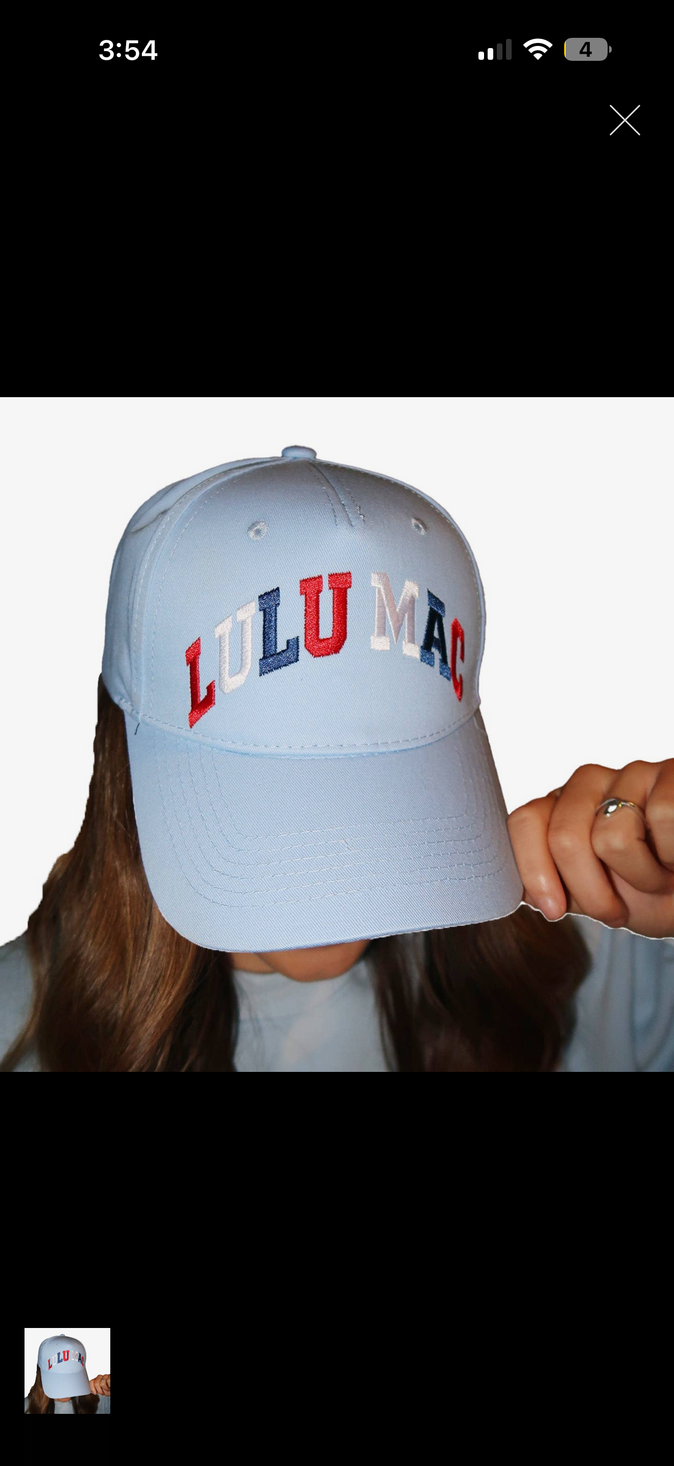 LULU MAC PATRIOTIC HAT