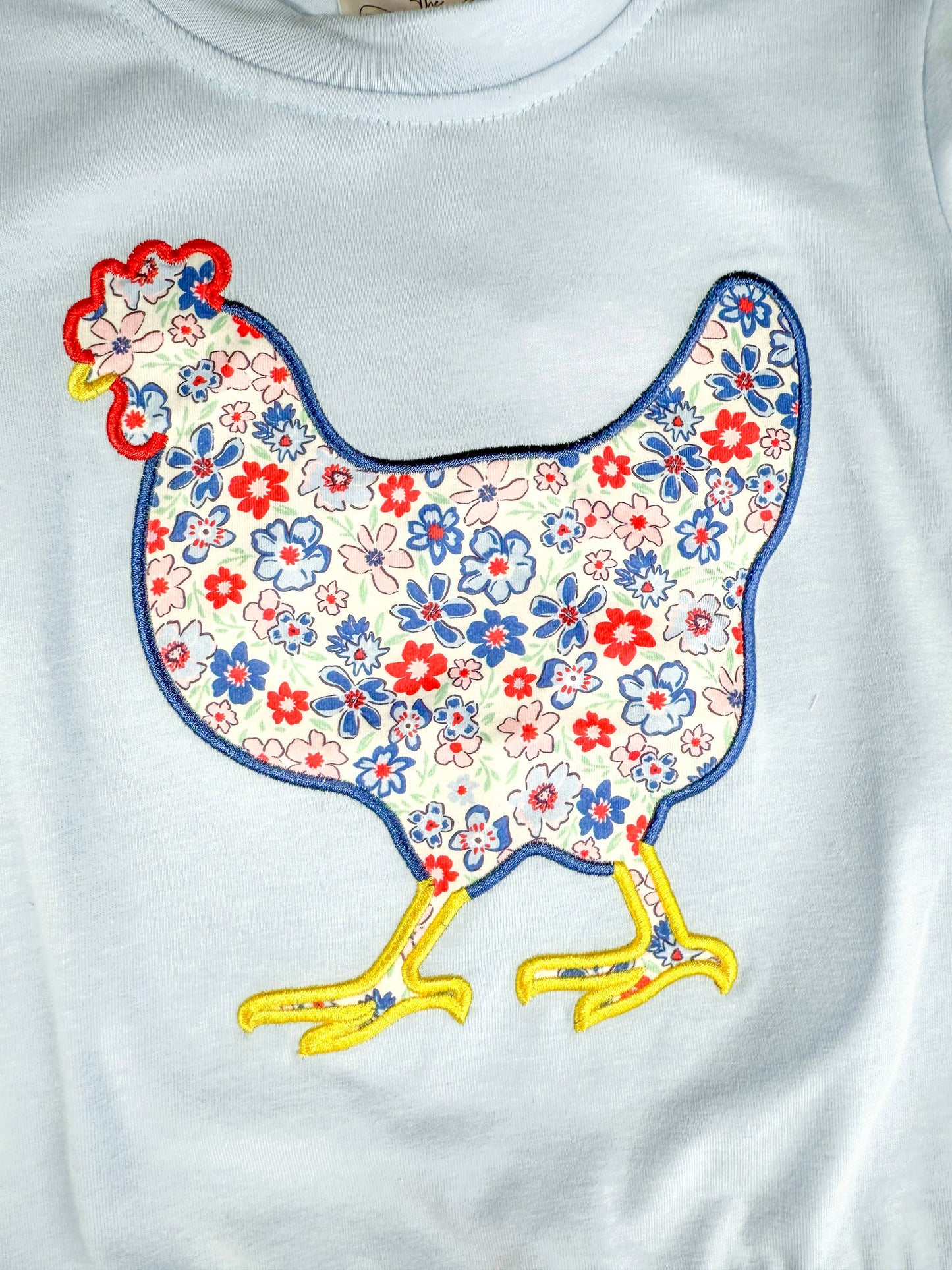 Chicken Applique & Floral Leggings Set: Fall 2025