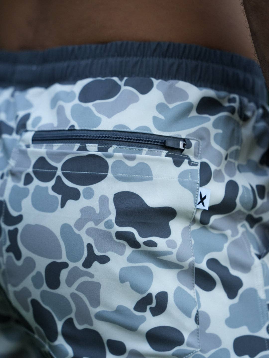 Slate Camo Athletic Short