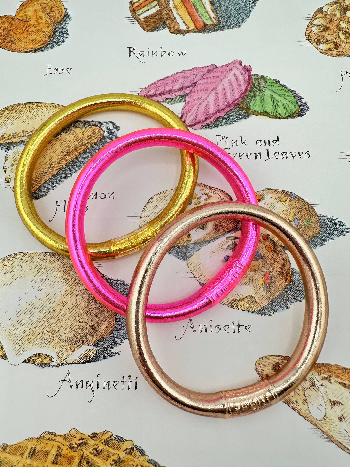 Luxe Buddhist Temple Bracelets LIGHT GOLD