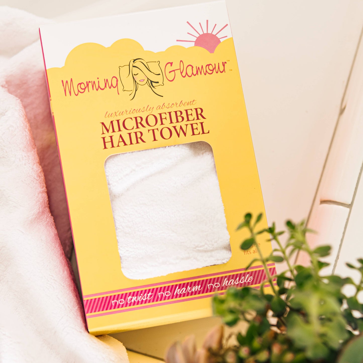 Microfiber Hair Towel - Luxurious Quick Dry