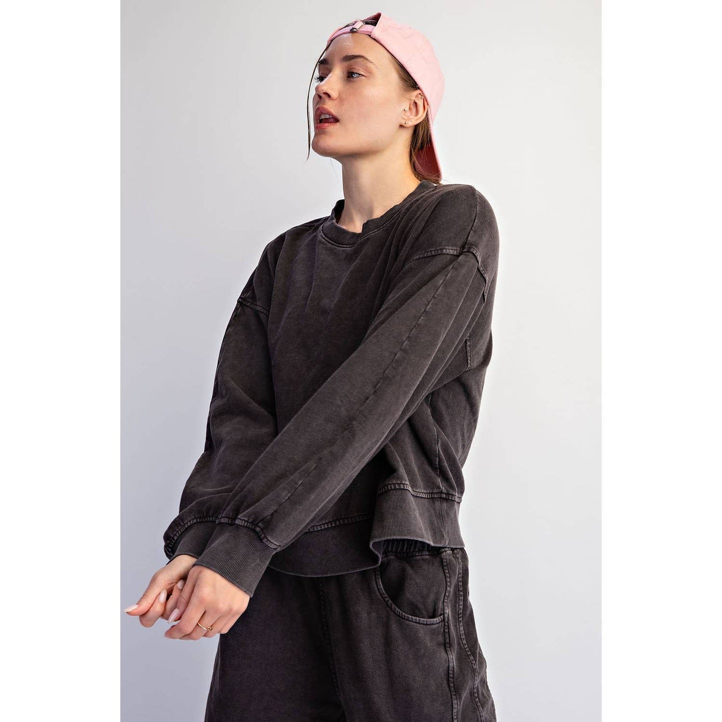 MINERAL WASHED COTTON BARREL EASE SET