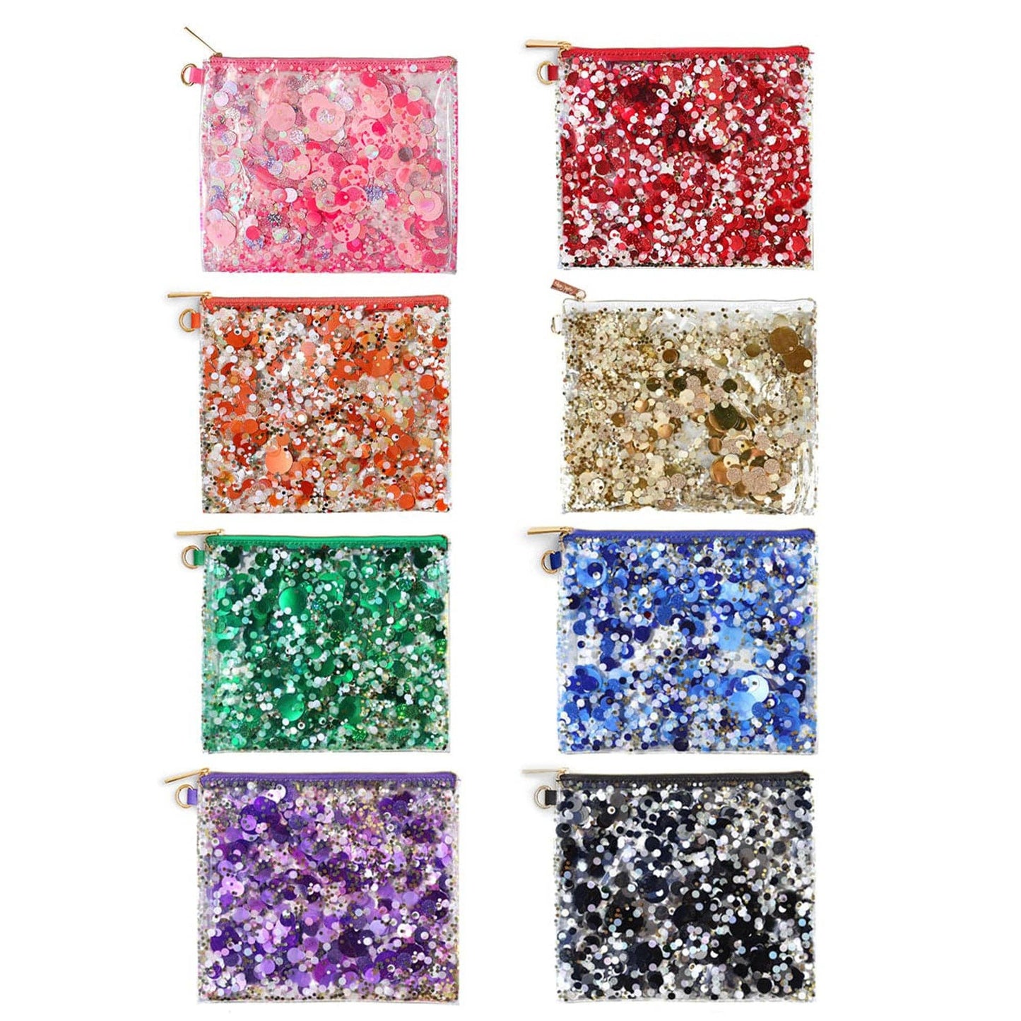 Pink Party Confetti Everything Pouch