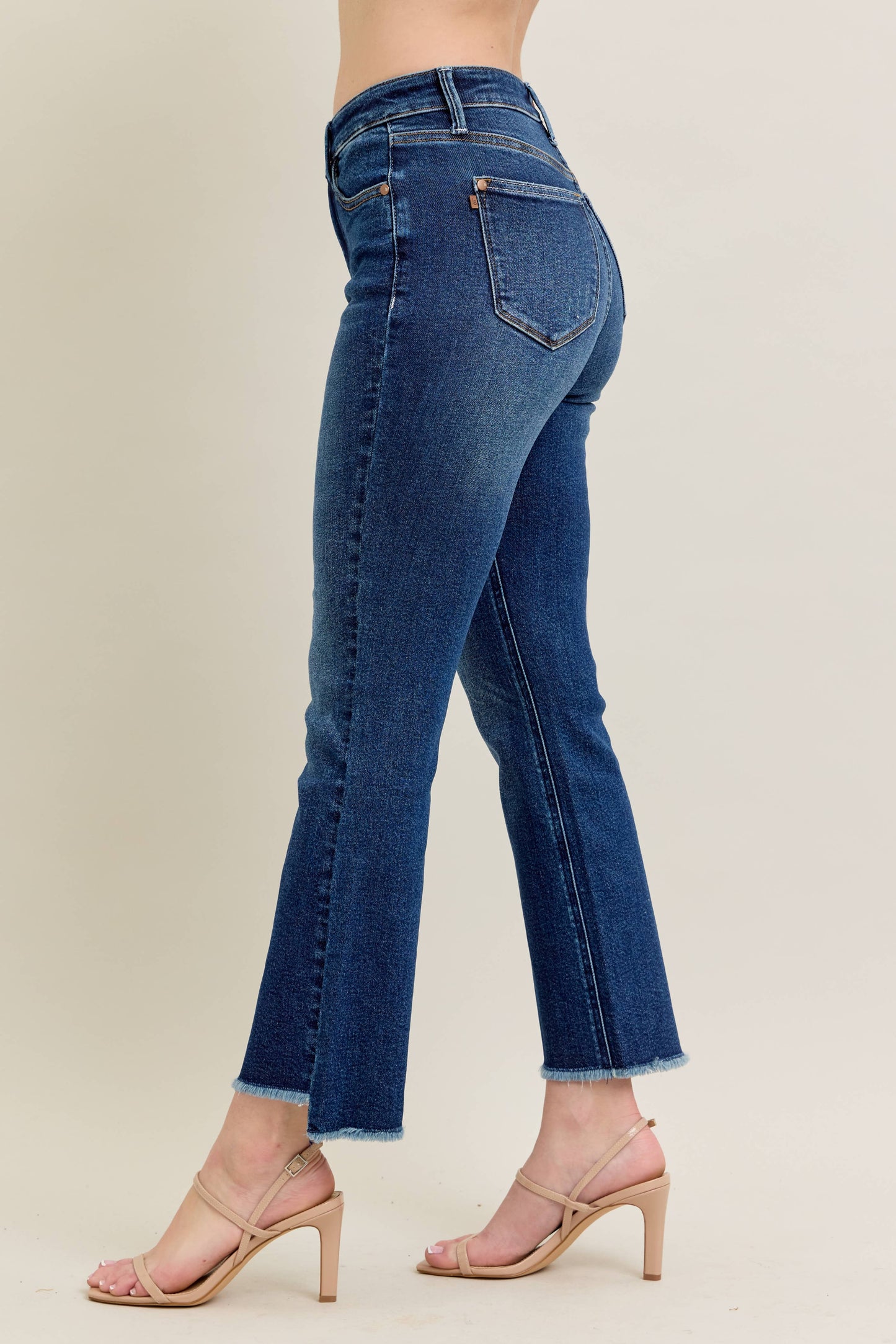 HW Dark Wash Kick Flare