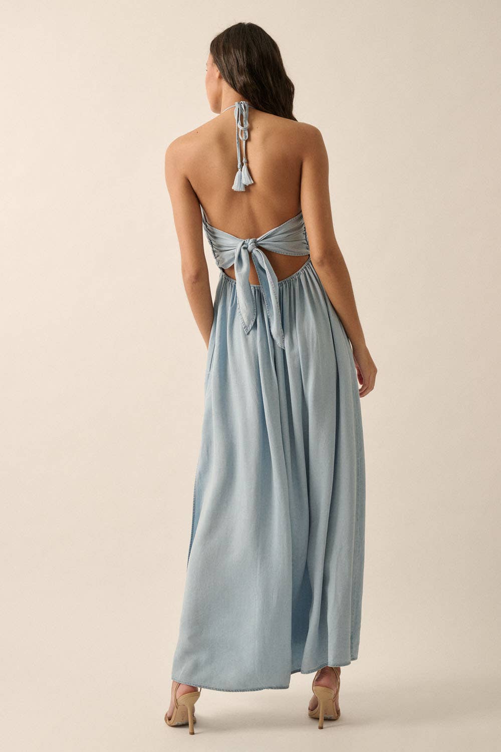 Maris Denim Maxi Dress