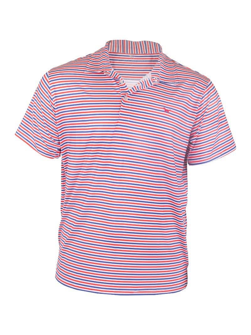 Red Striped Polo