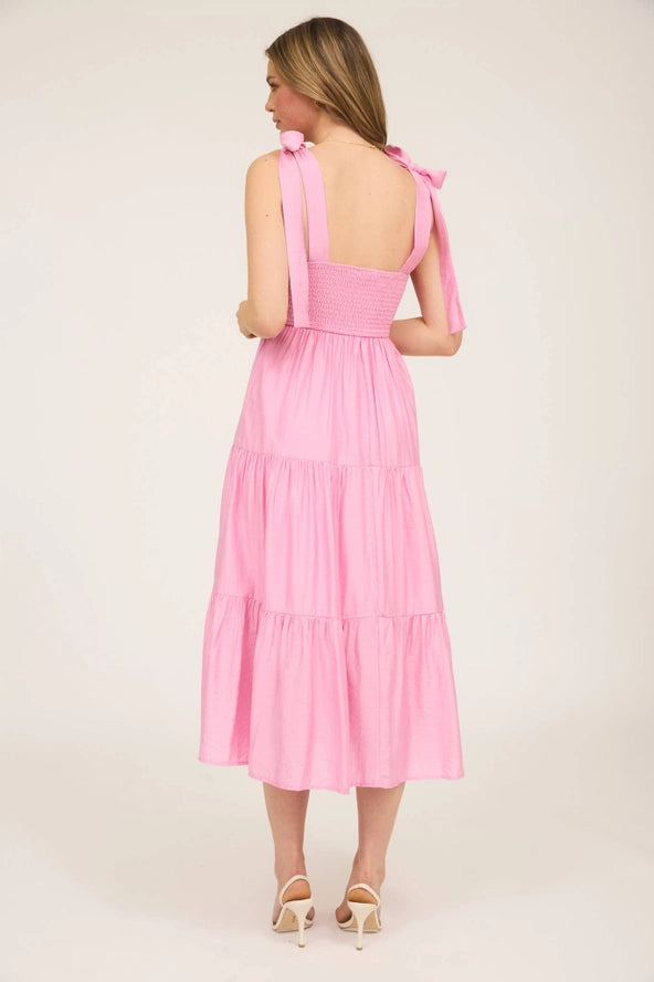 Sweetheart Maxi Dress- SWEET PINK