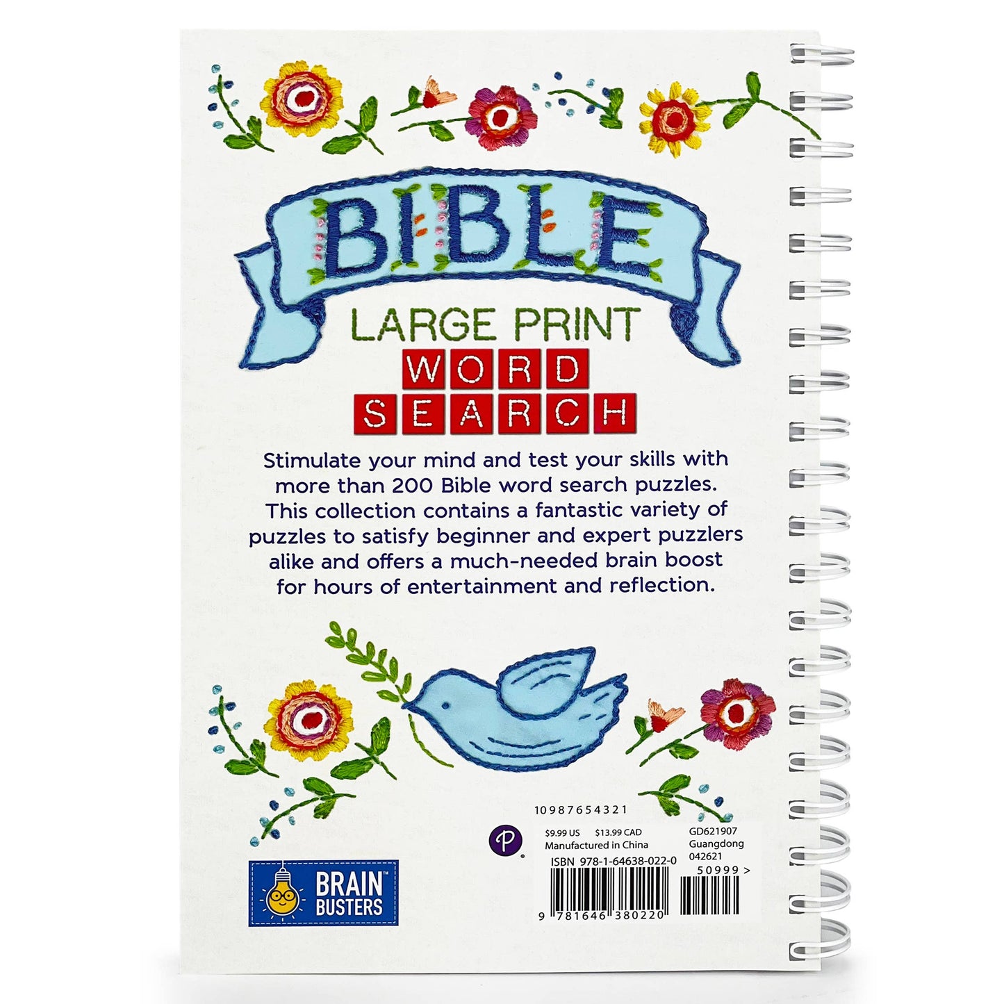 Bible Large Print Religious Word Search Adult Puzzle Book