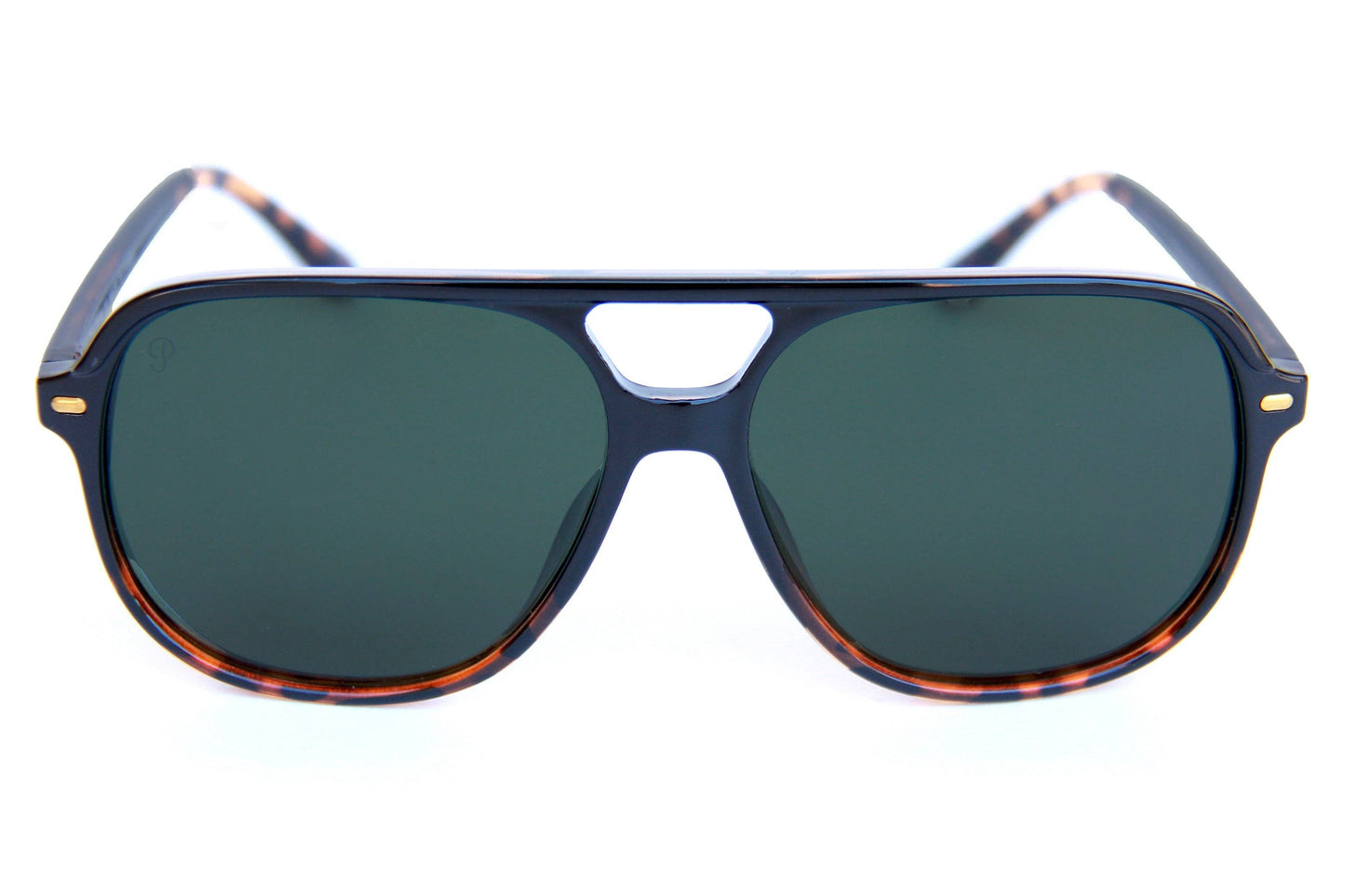 The Dukes | Gloss Black Tortoise Fade | Polarized