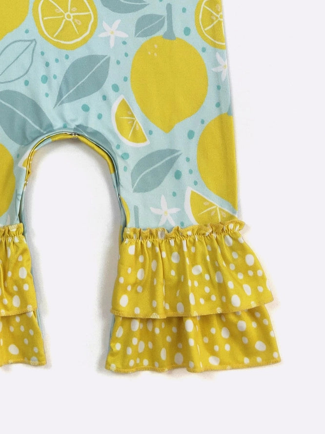 Lemon Blossom Baby Romper