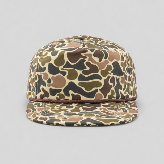 Big Fit Bayou Camo / Brown Rope