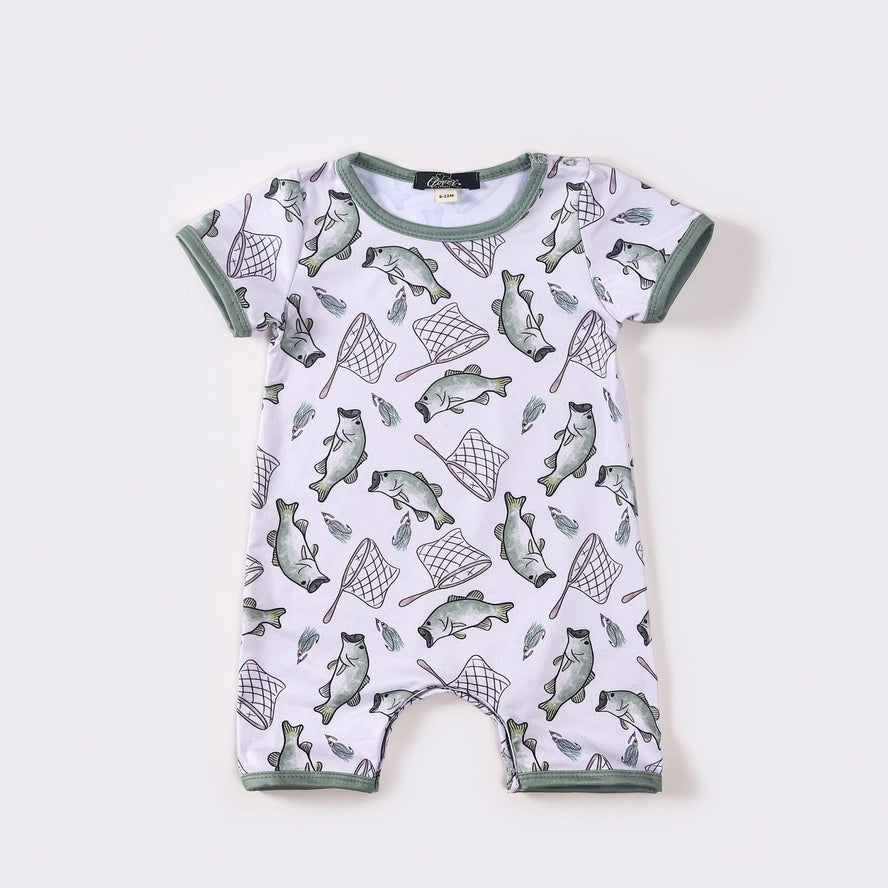 Catch & Release Boy Romper