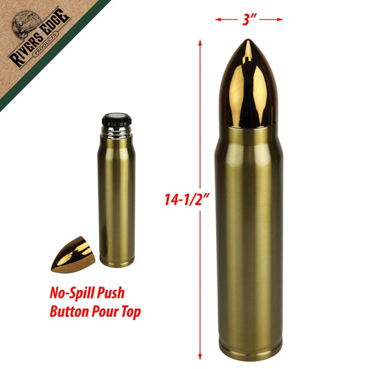 Vacuum Bottle-Rifle Cartidge