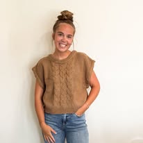 CABLE KNIT VEST