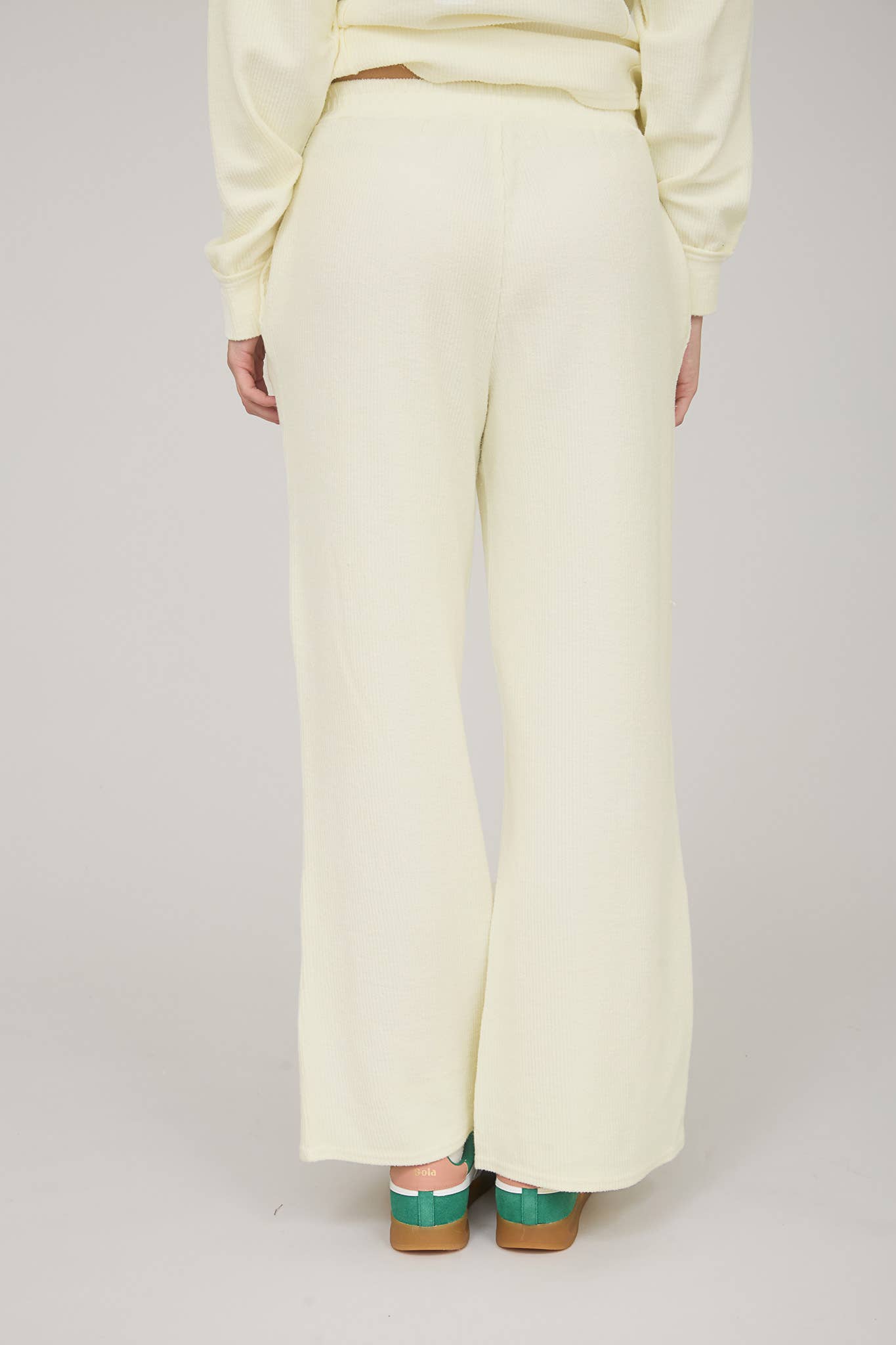 WASHED HIGH WAIST DRAWSTRING LOUNGE PANTS