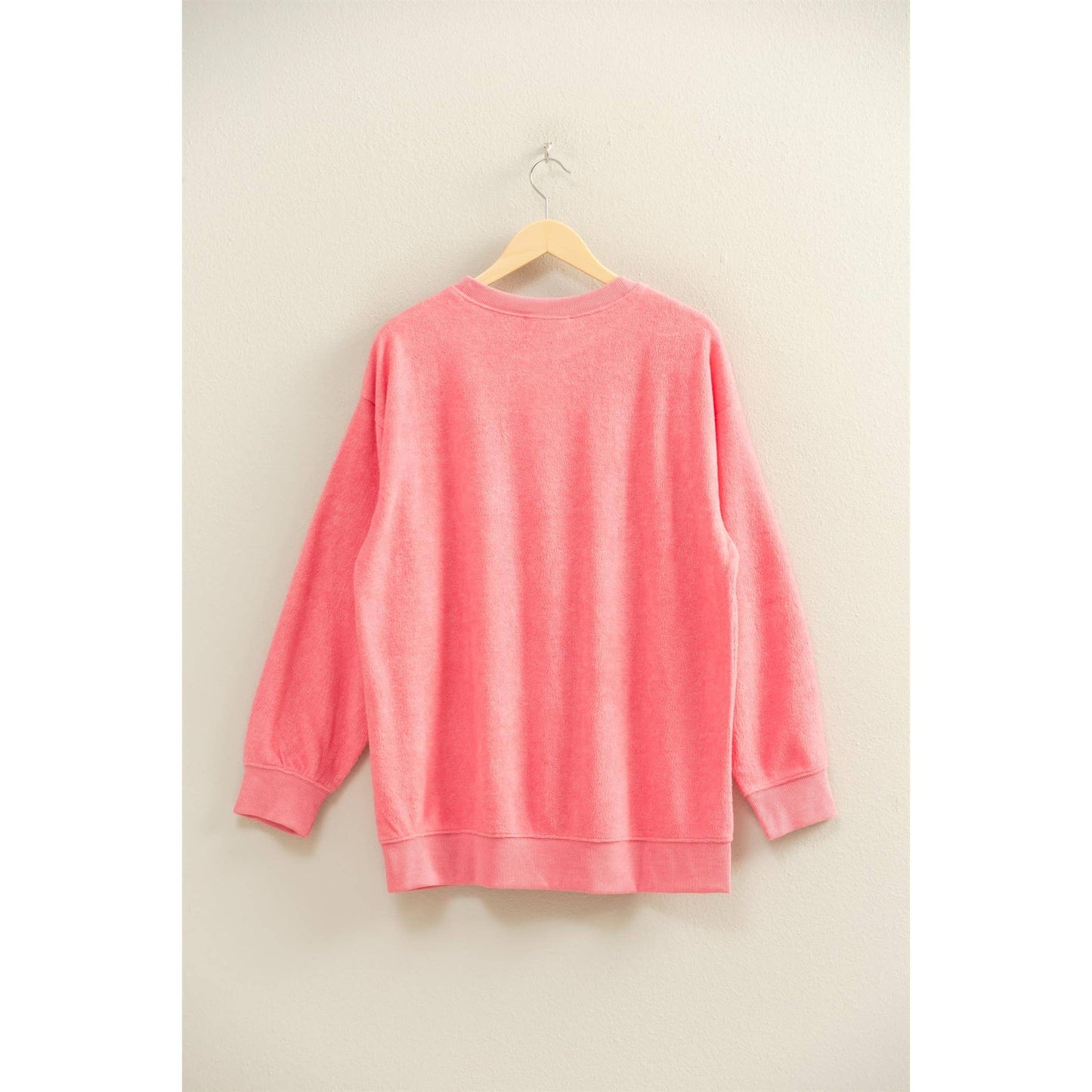Oversized Crewneck Casual Sweatshirt