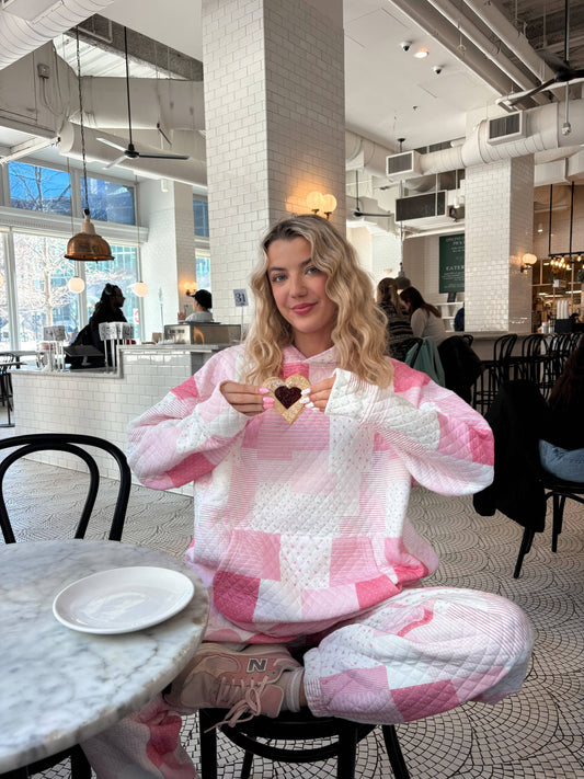 Margo Quilted Patchwork Hoodie
