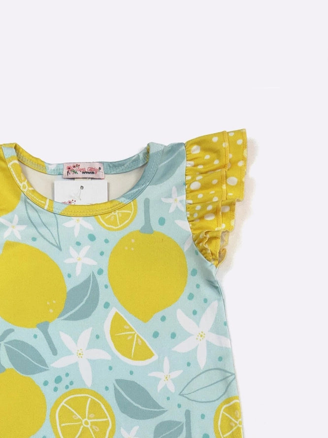 Lemon Blossom Baby Romper