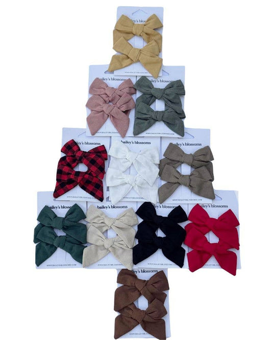 Linen Cotton Piggie Sets - Taupe