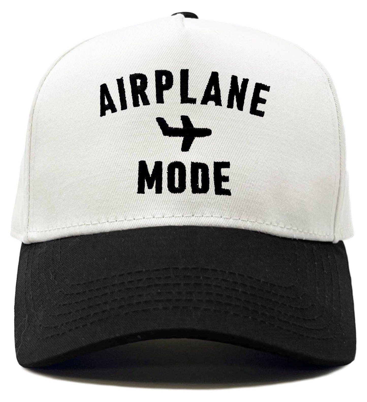 Two Tone Cap - Airplane Mode (White/Black)