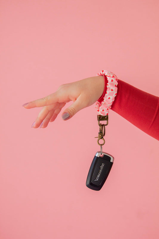 Heart Checked Keychain