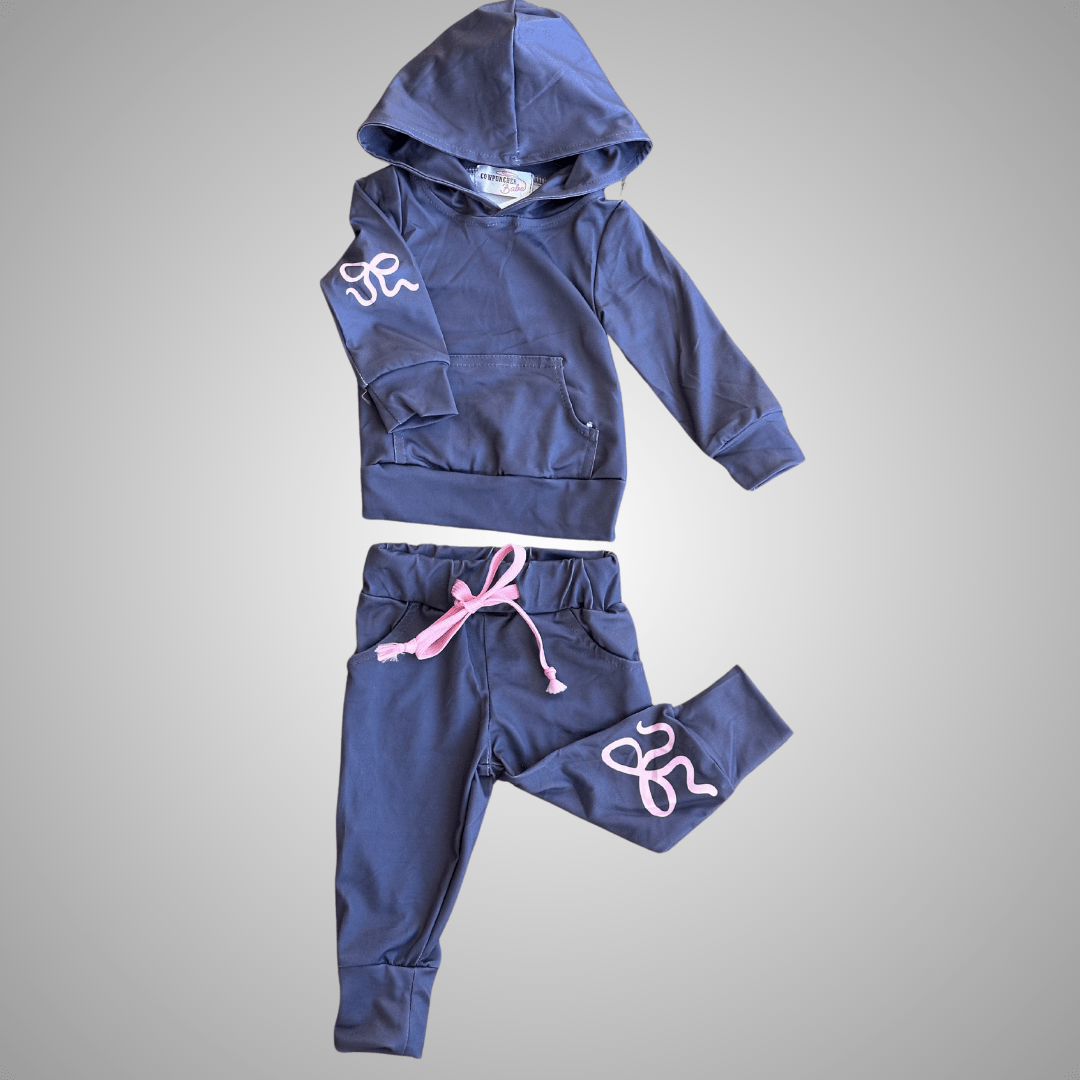 BABY BONNEY BOW JOGGER SET