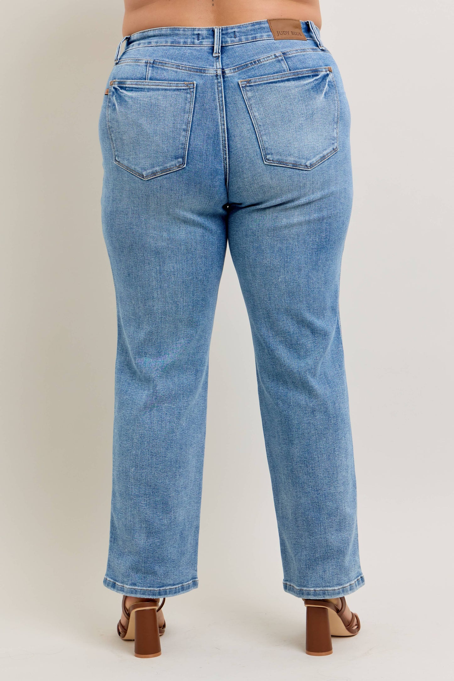 Tummy Control Vintage Wash Straight