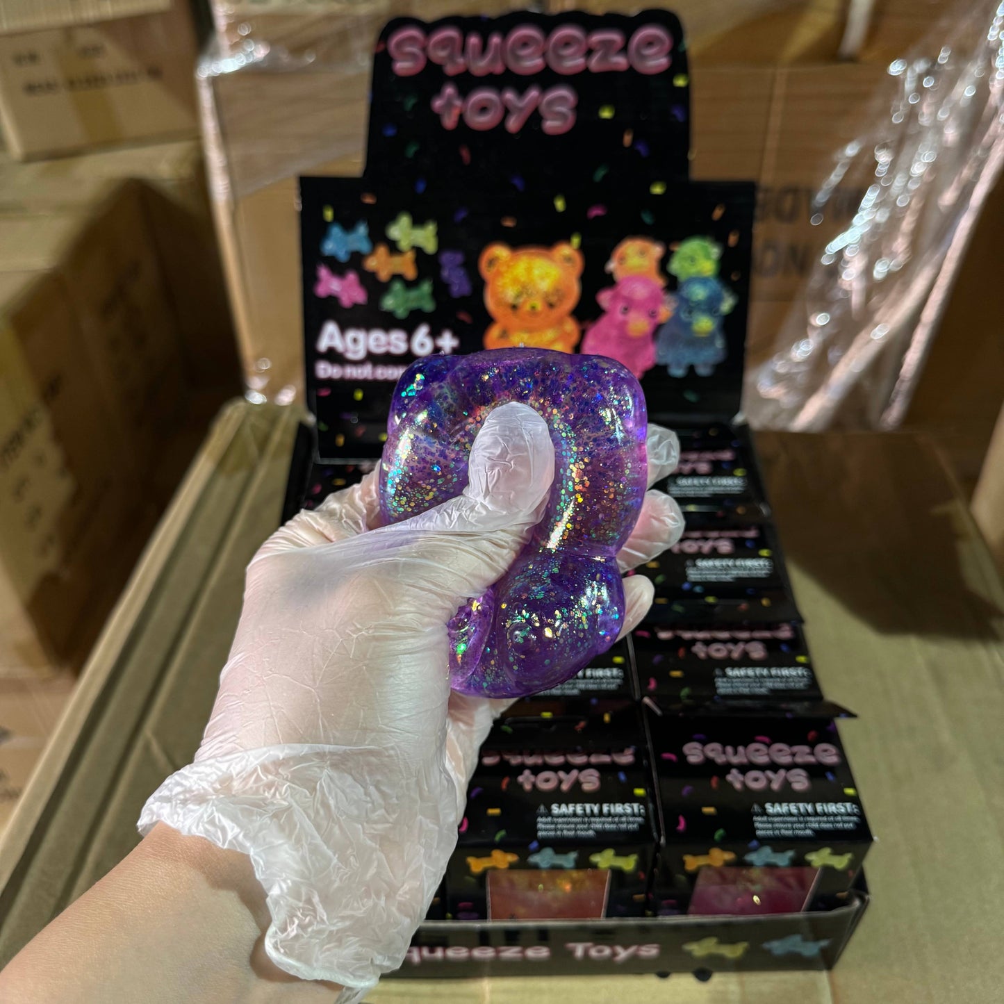 Sugar Squeeze Glitter Teddy