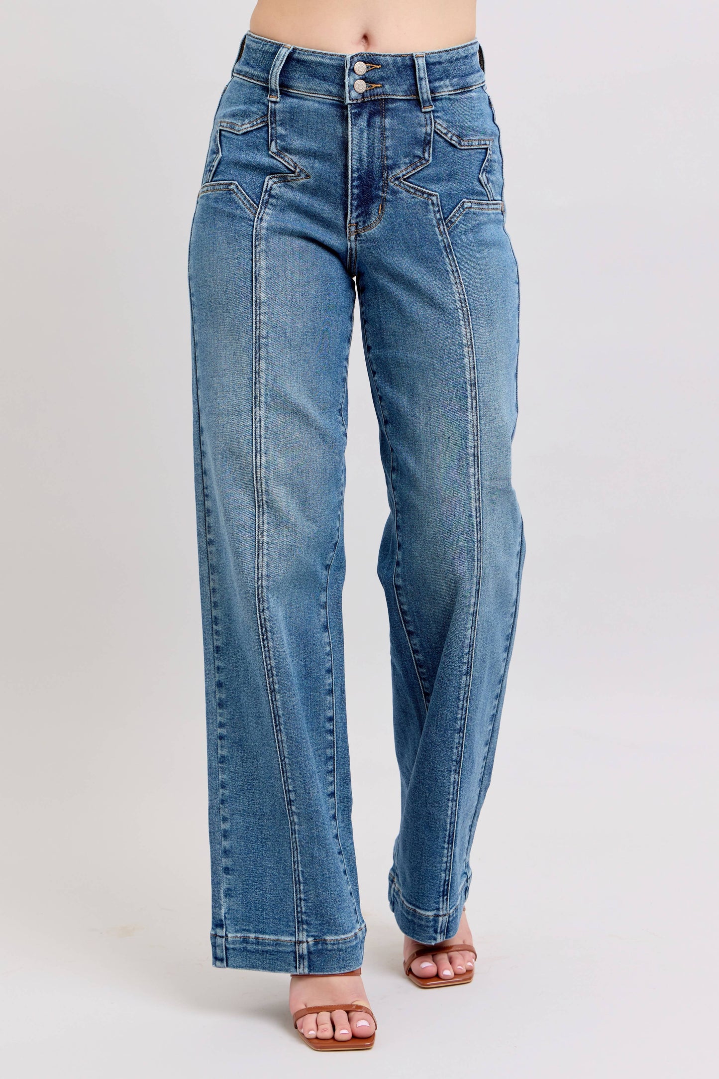 HW Star & Front Seam Detail Wide