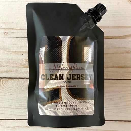 Clean Jersey Football Softie | Squeeze Wax Melt