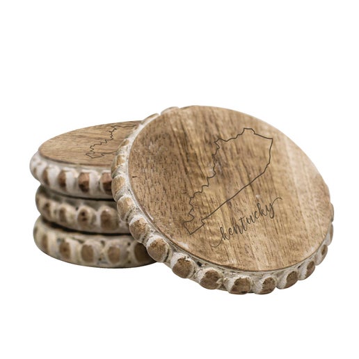Coasters Beaded Edge Kentucky