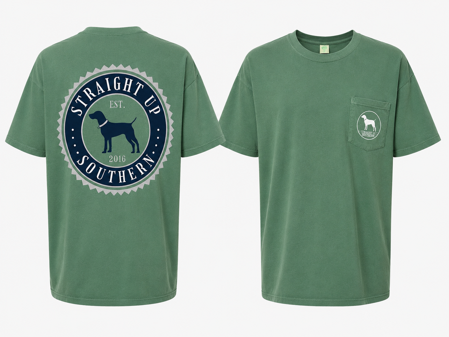 Straight up Southern Heritage Pocket T-Shirt
