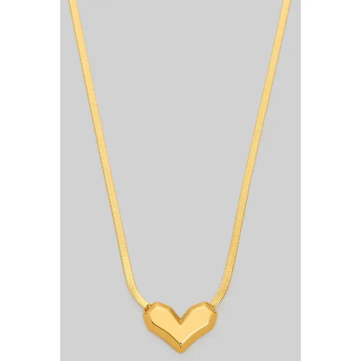 Heart Snake Necklace