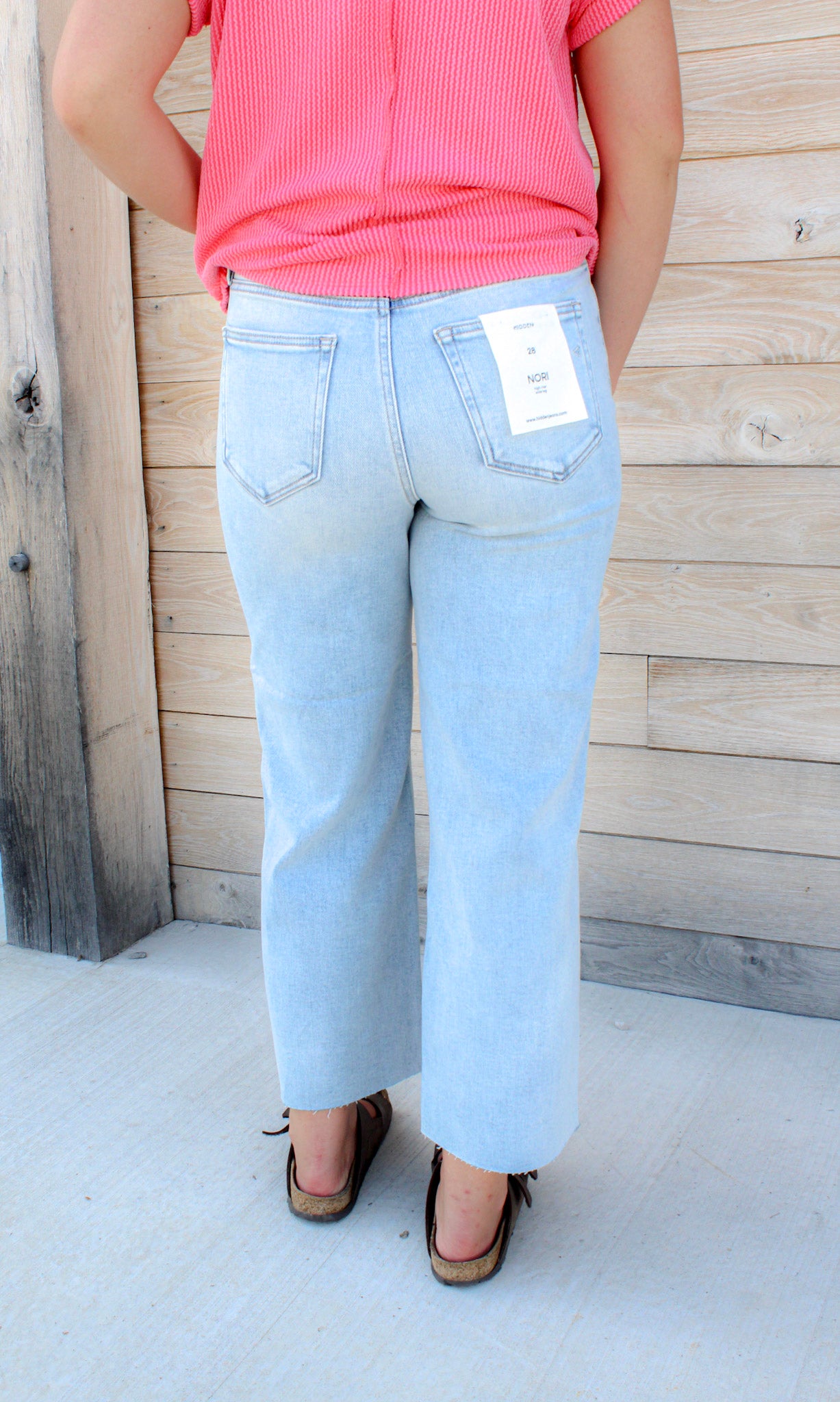 Light Wash Clean Stretch Wideleg