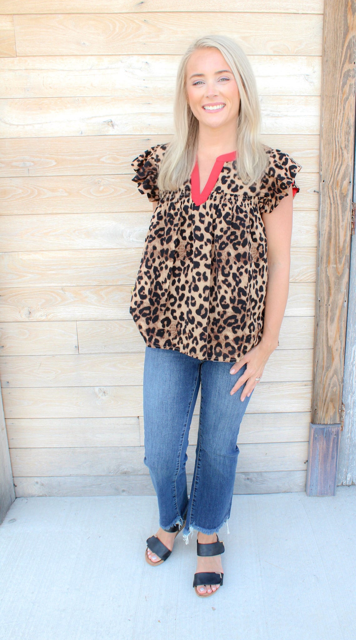 Leopard Printed Top