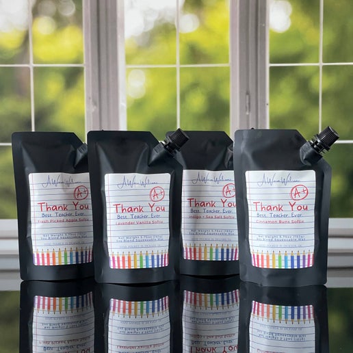 Indigo + Sea Salt Teacher Softie | Squeeze Wax Melt
