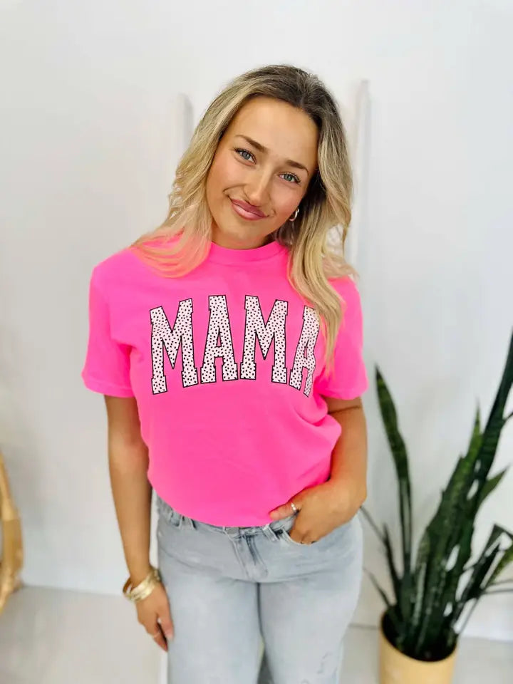 Mama Dalmation Dotted Tee