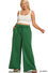 PLUS FLEECE EXPOSED SEAM WIDE LEG SWEATPANTS