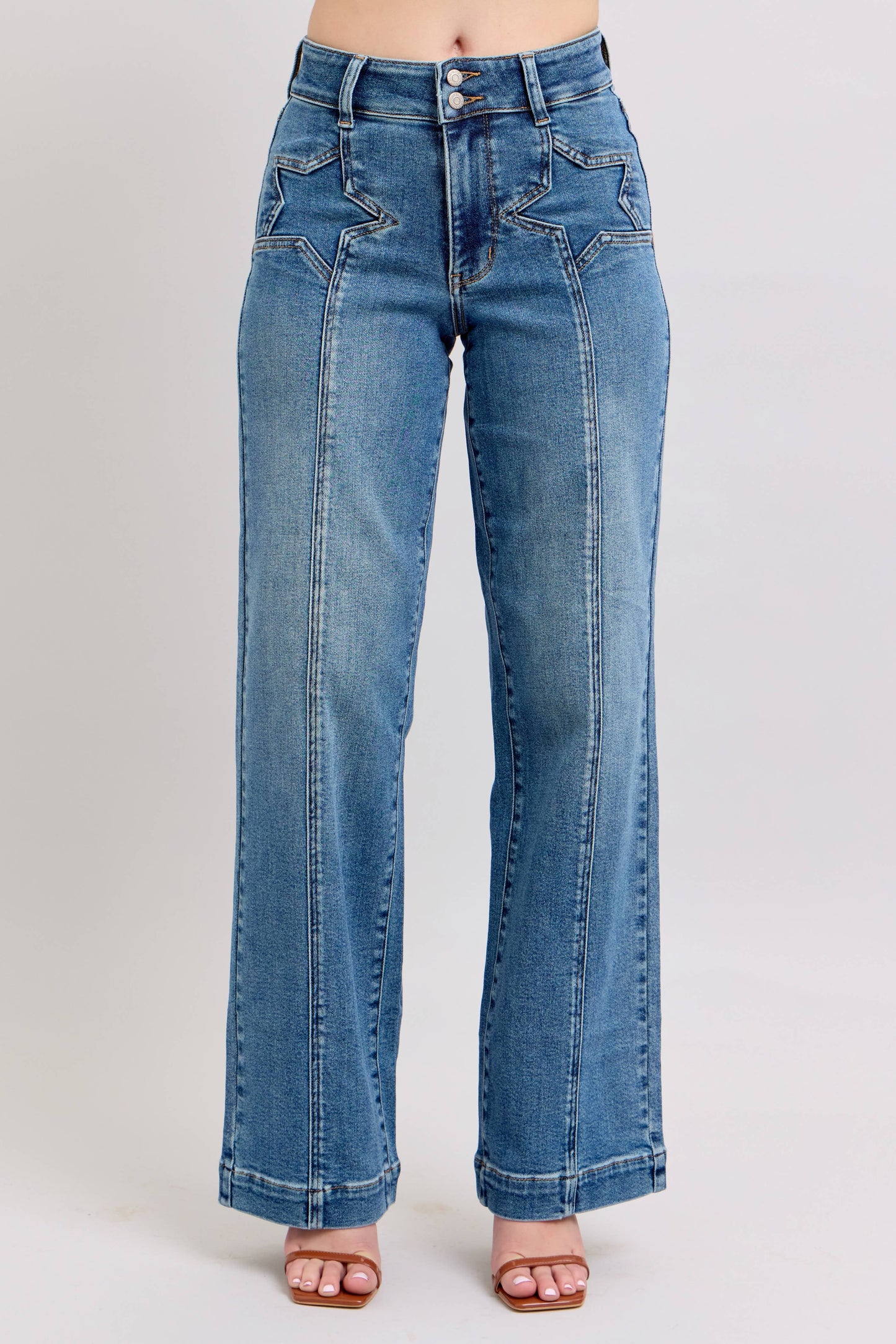 HW Star & Front Seam Detail Wide