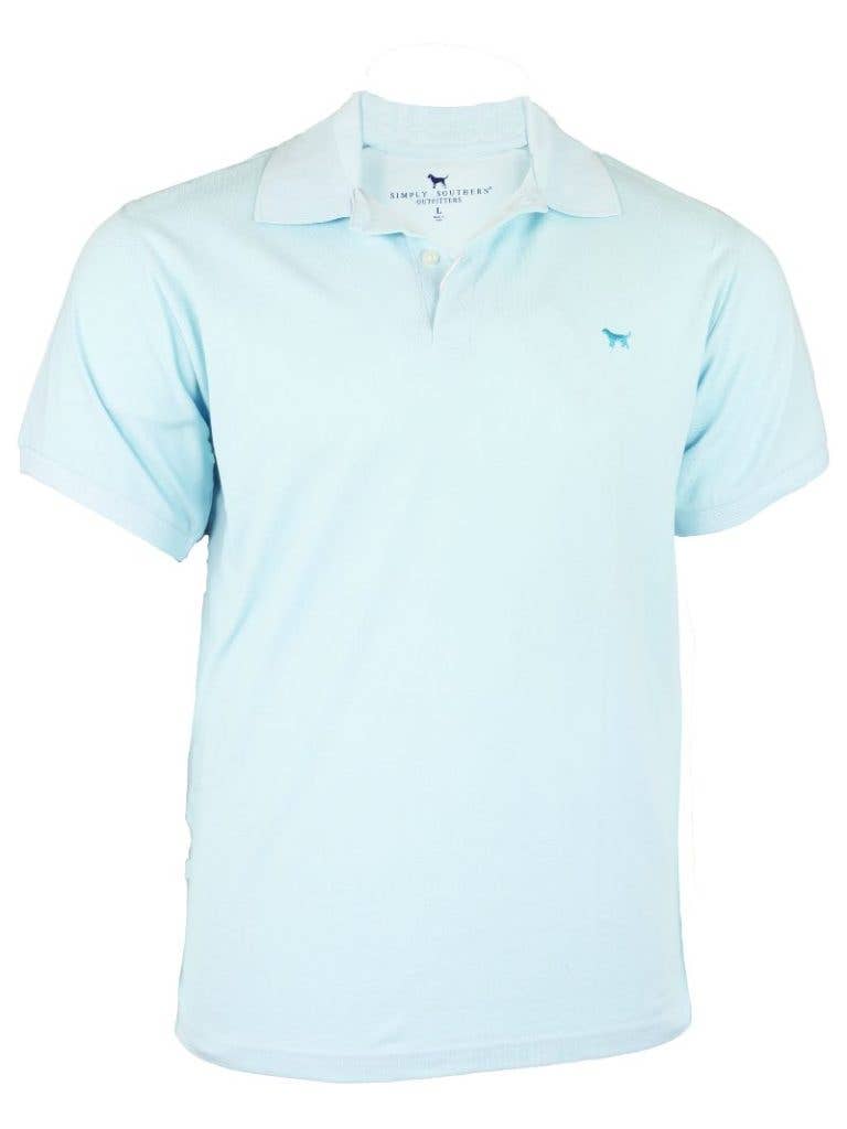 Mint Blue Polo