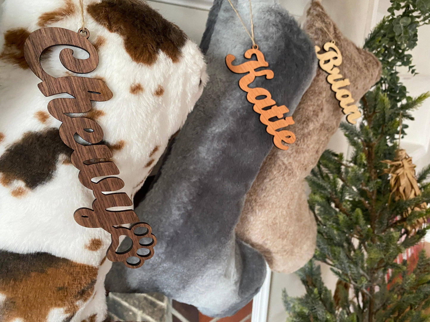 Plush Faux Fur stocking blanks