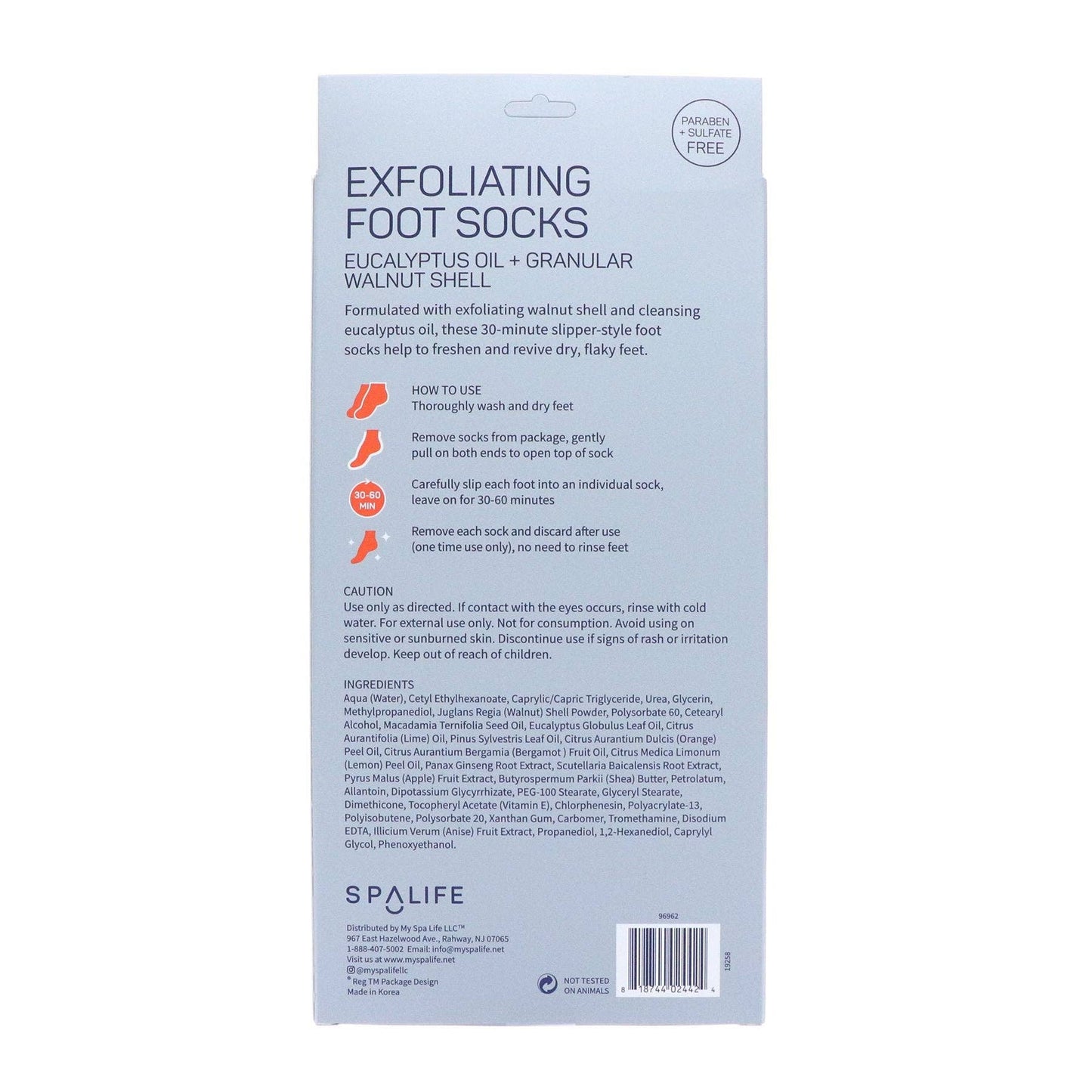 Exfoliating & Smoothing Foot Socks - 1 Pair