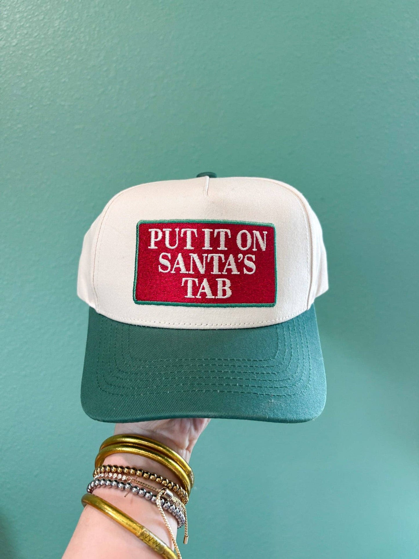 PUT IT ON SANTA'S TAB CANVAS CAP