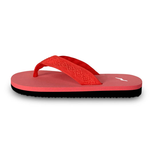 Norty Women's Comfort Sandal Flip Flop Coral