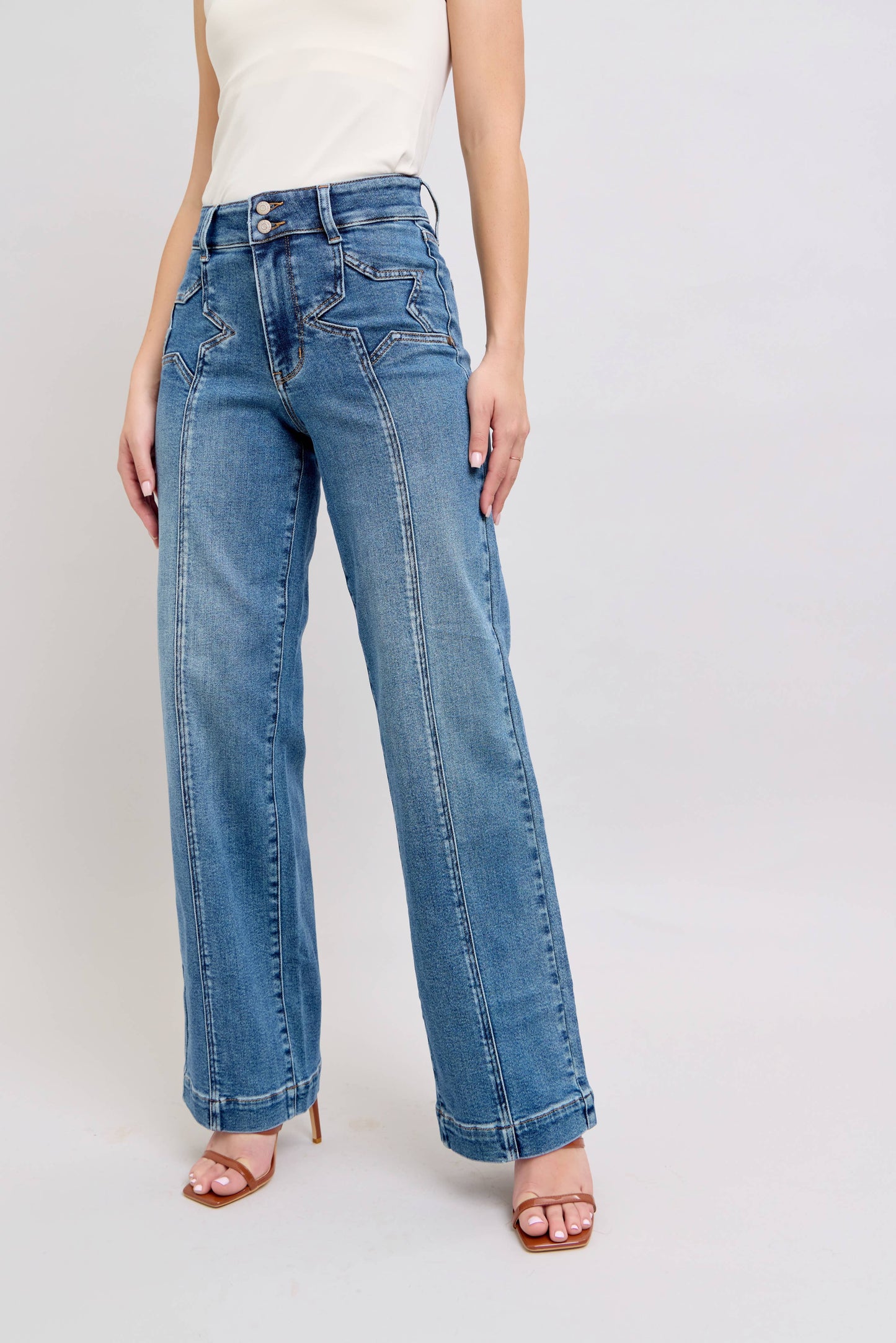 HW Star & Front Seam Detail Wide