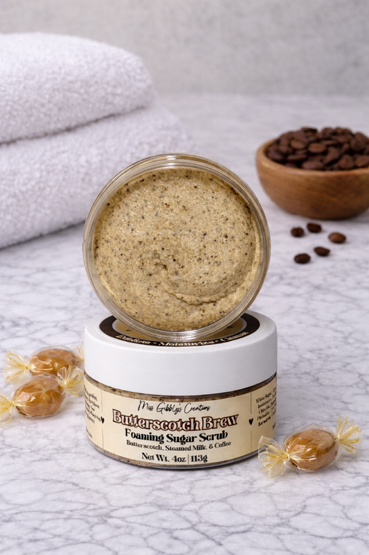 Butterscotch Brew- 4oz Foaming Sugar Scrub