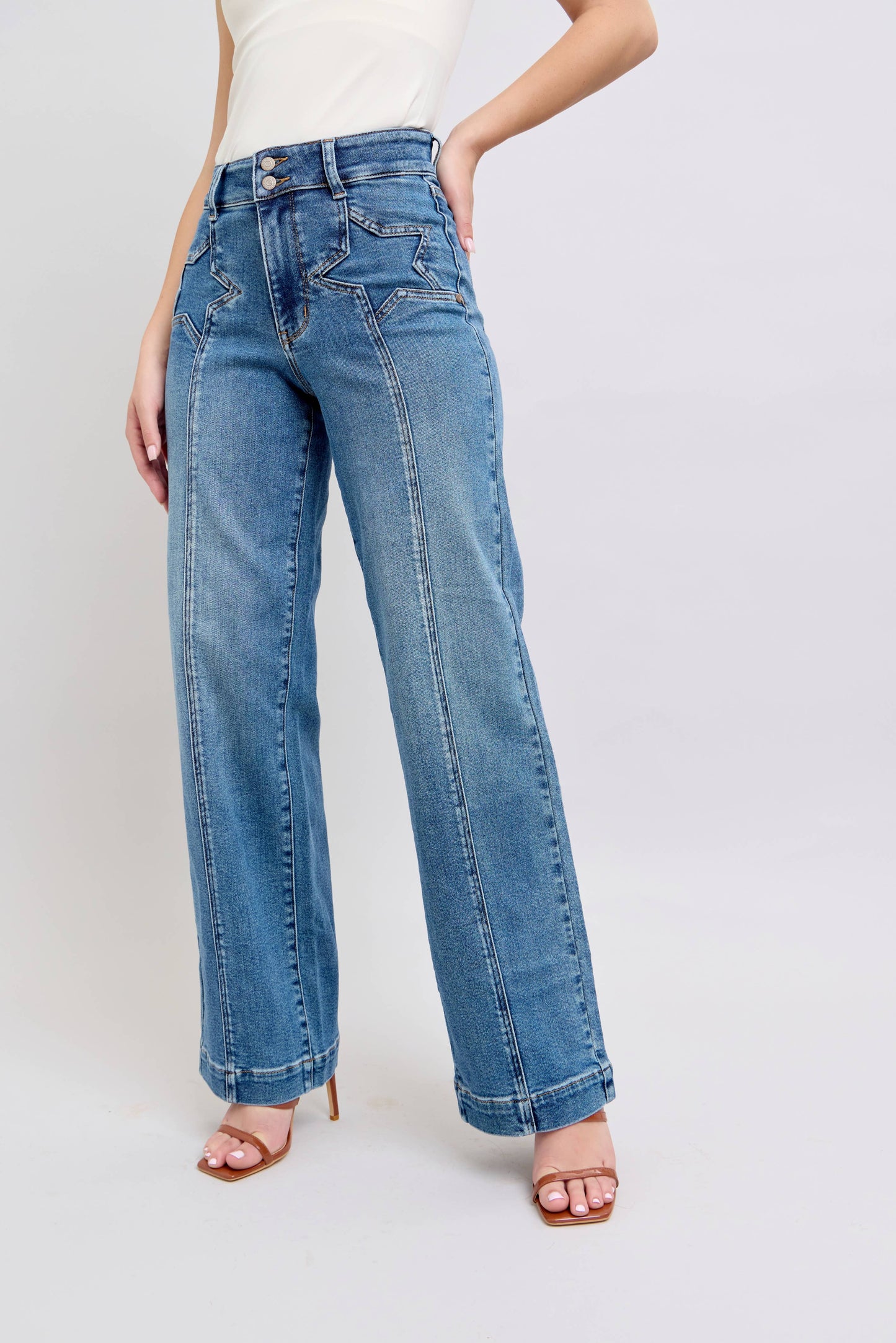 HW Star & Front Seam Detail Wide