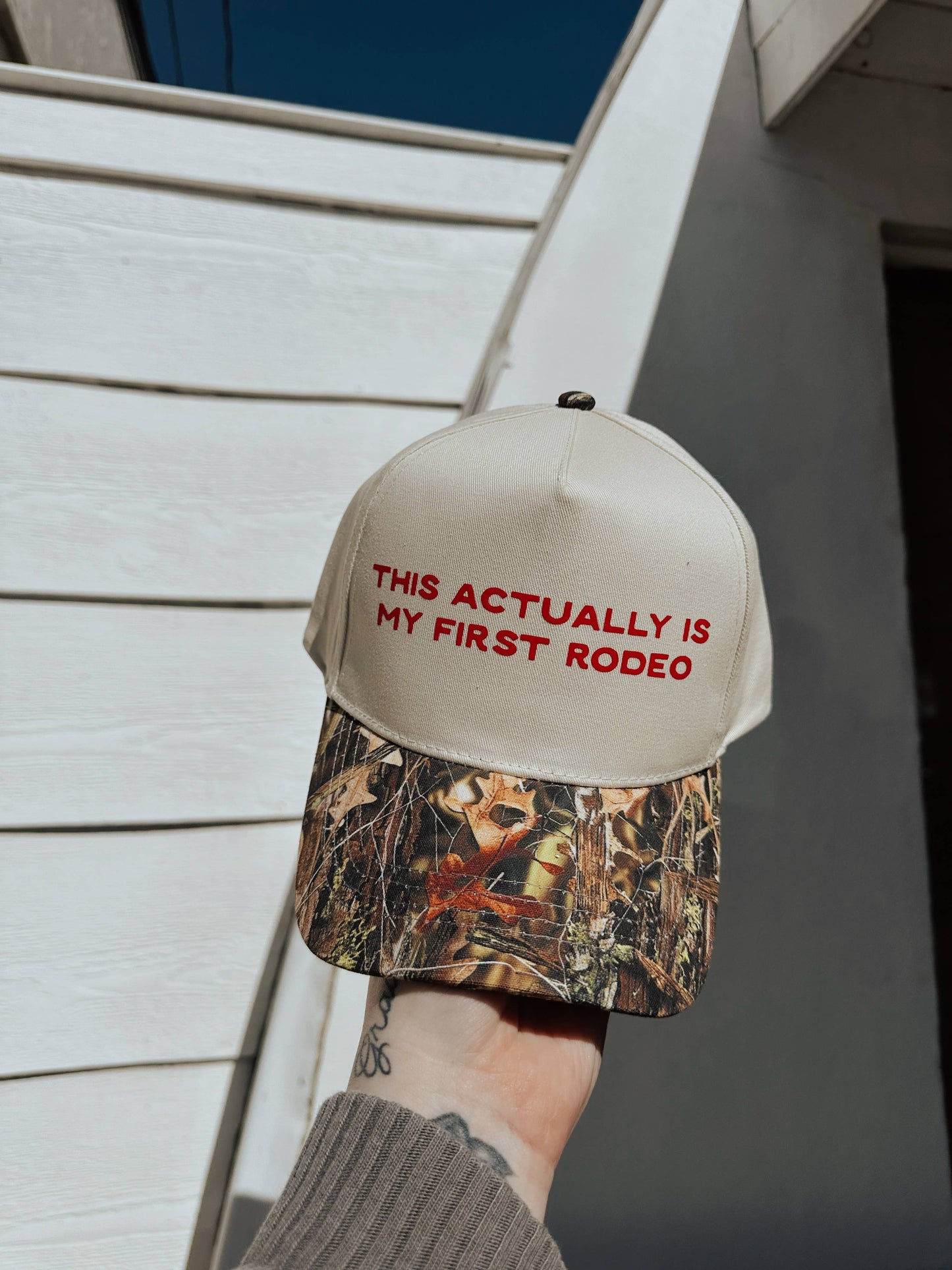 This Actually Is My First Rodeo Trucker Hat