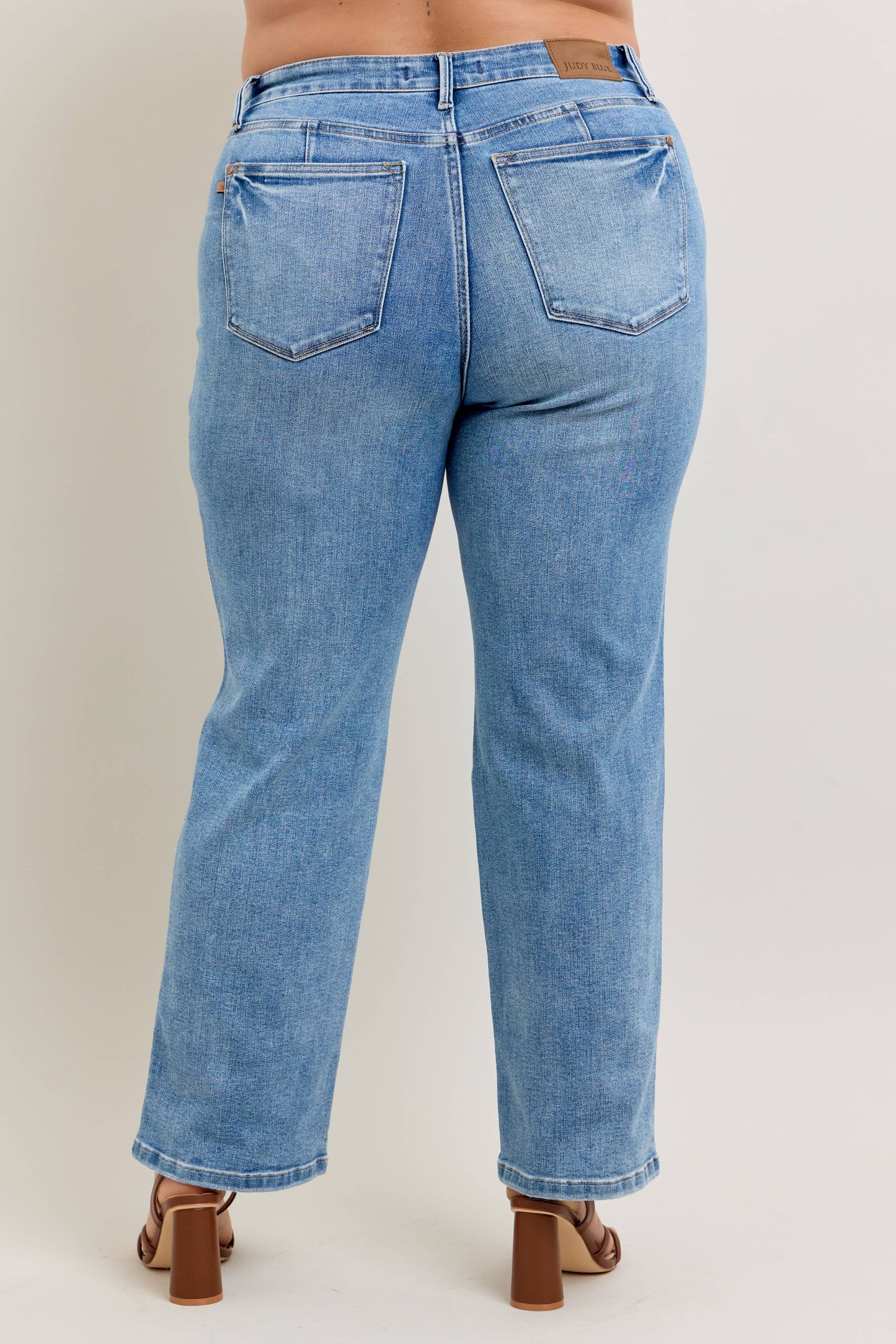 Tummy Control Vintage Wash Straight